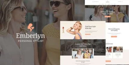 Emberlin | Tema WordPress para estilista pessoal e roupas da moda