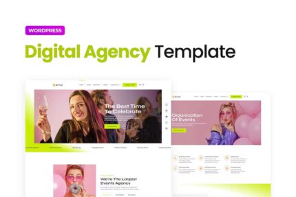 Emoji – Template Kit Elementor da agência de eventos