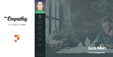 Empatia – Um tema WordPress vCard