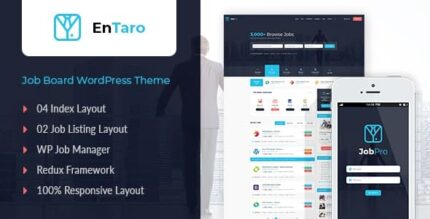 Entaro – Tema WordPress do Portal de Empregos