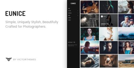 Eunice – Tema WordPress de Portfólio de Fotografia
