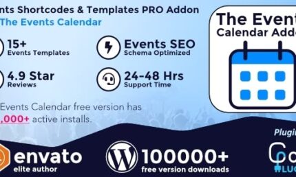 Events Shortcodes & Templates Pro Addon For The Events Calendar