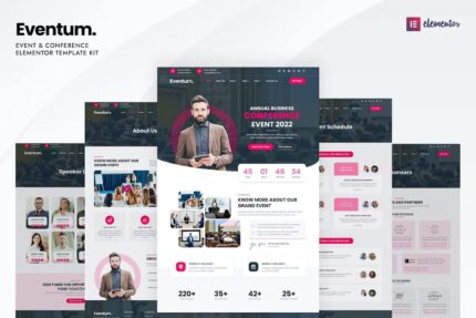 Eventum – Template Kit Elementor para eventos e conferências