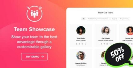 Exibição da equipe – plugin WordPress