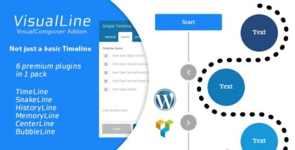 Extensão Visual Line WordPress WP Bakery