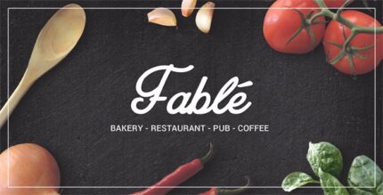 Fable – Restaurante Padaria Café Pub WordPress Tema
