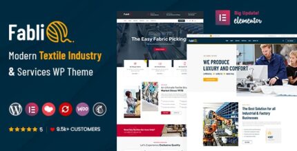 Fablio – Tema WordPress da Indústria Têxtil