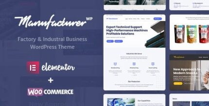 Fabricante – Tema WordPress de fábrica e industrial