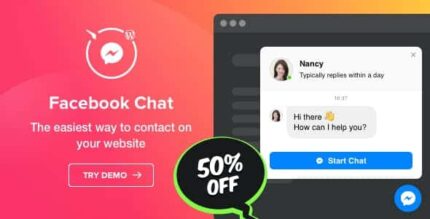 Facebook Chat – Facebook Messenger para WordPress