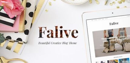 Falive – Lindo Tema de Blog Criativo e de Moda