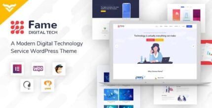 Fama – Tema WordPress de Tecnologia/Serviço Digital