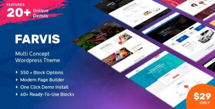 Farvis – Tema WordPress multiuso