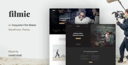 Filmic – Tema WordPress para estúdio de cinema e criador de filmes