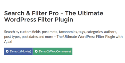 Filtragem Supercharged para WordPress