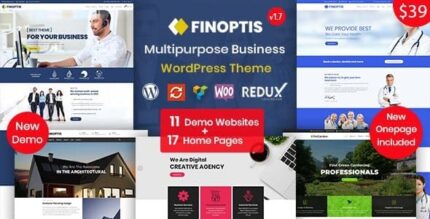 Finoptis – Tema WordPress de negócios multiuso