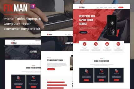 Fixman – Kit Elementor de Reparo de Smartphone e Laptop