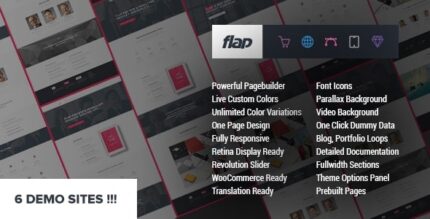 FLAP – Tema WordPress de Negócios