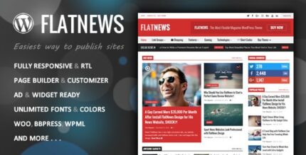 FlatNews – Tema WordPress de revista responsiva