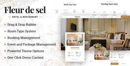 Fleurdesel – Tema WordPress de reserva de hotel