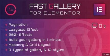 Galeria rápida para plugin WordPress Elementor