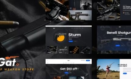 Gat – Tema WordPress para Loja de Armas e Armas