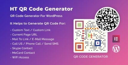Gerador de código QR HT para WordPress