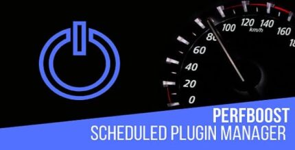 Gerenciador de plug-ins programados PerfBoost – Aumente o desempenho do WordPress