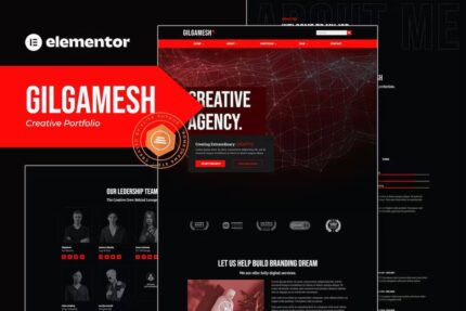 Gilgamesh – Template Kit Elementor de Portfólio Criativo