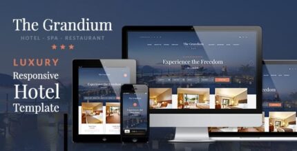 Grandium – Tema WordPress de reserva de hotel