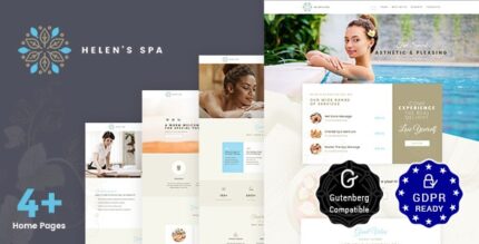 Helen Spa – Tema Cosmético de Beleza