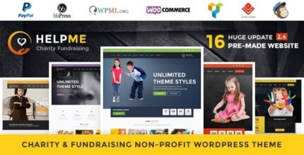 HelpMe – Tema WordPress de caridade sem fins lucrativos