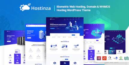 Hostinza – Tema WordPress de hospedagem na web da Whmcs