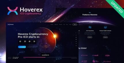 Hoverex | Tema WordPress de Criptomoeda, NFT e ICO + Espanhol