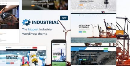 Industrial – Tema WordPress de Negócios de Fábrica