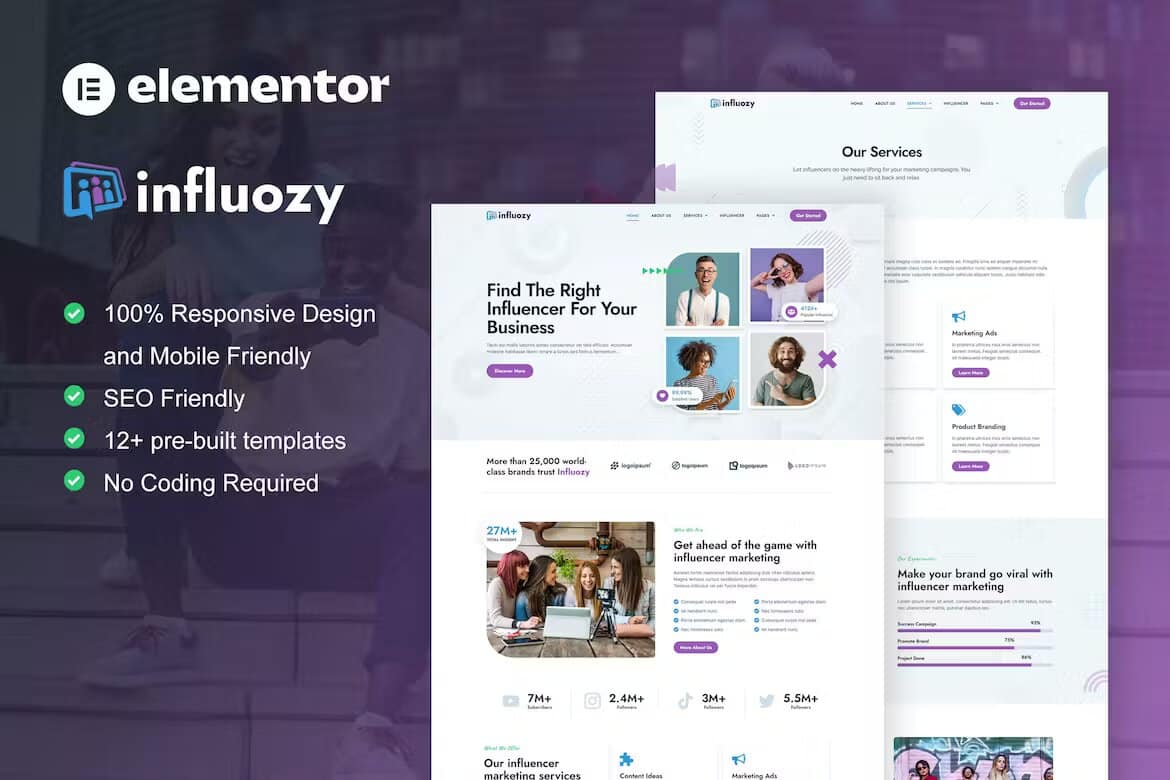 Influozy – Agência de Marketing de Influenciadores Elementor Pro Template Kit_6444201f6034a.jpeg