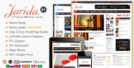 Jarida – Notícias responsivas do WordPress, Revista, Blog