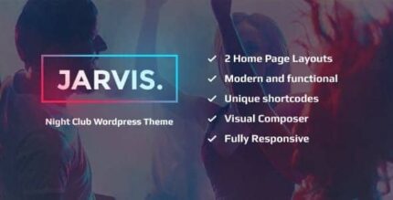 Jarvis – Boate, Concerto, Festival Tema WordPress