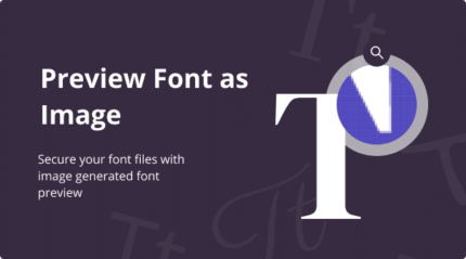 Jeg Font Anterioriew – WooCommerce Extension WordPress Plugin