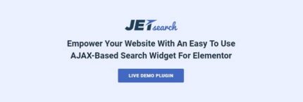 JetSearch – Elementor Experience the true power of search functionality