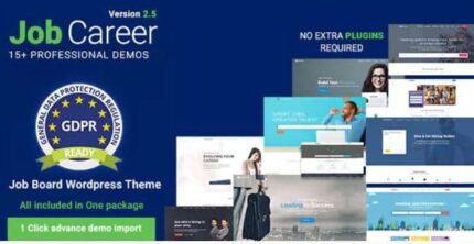 JobCareer | Tema WordPress responsivo do Job Board