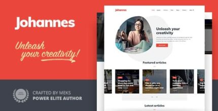 Johannes – Tema de blog pessoal para autores e editores