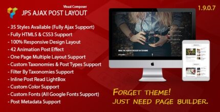 JPS Ajax Post Layout – Addon para WPBakery Page Builder