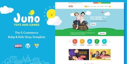 Juno | Tema WordPress da loja de brinquedos e jogos para crianças