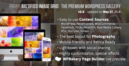 Justified Image Grid – Galeria Premium WordPress