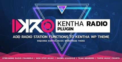 KenthaRadio – Addon for Kentha Music WordPress Theme para adicionar estação de rádio e funcionalidade de agendamento