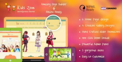 Kids Zone – Tema WordPress infantil