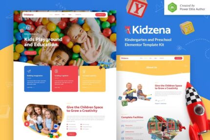 Kidzena – Template Kit elementares para jardim de infância e pré-escola