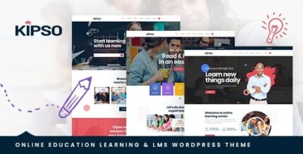 Kipso – Tema WordPress LMS Educação
