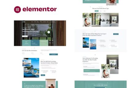Kit de modelos Pila – Hotel & Resort Elementor
