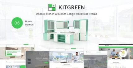 KitGreen – Tema WordPress de Design de Interiores e Cozinha
